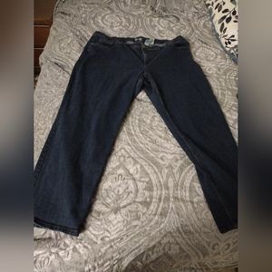 Plus size straight leg jeans